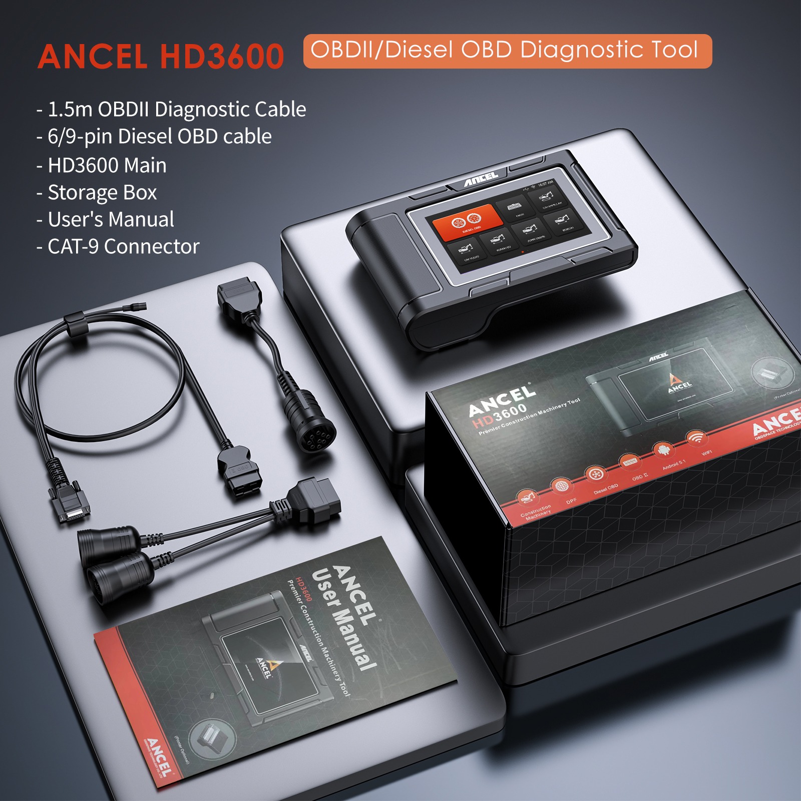 Ancel Premier Construction Machinery Diagnostic