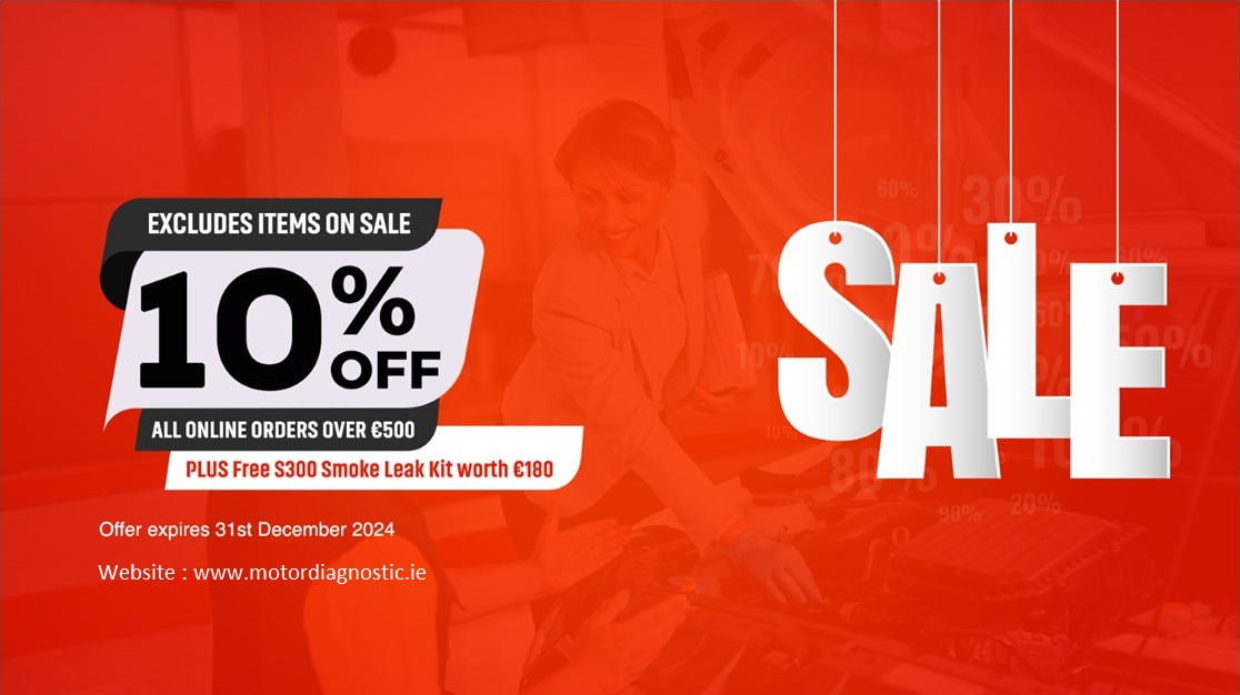 10% off Online Orders on www.motordiagnostic.ie