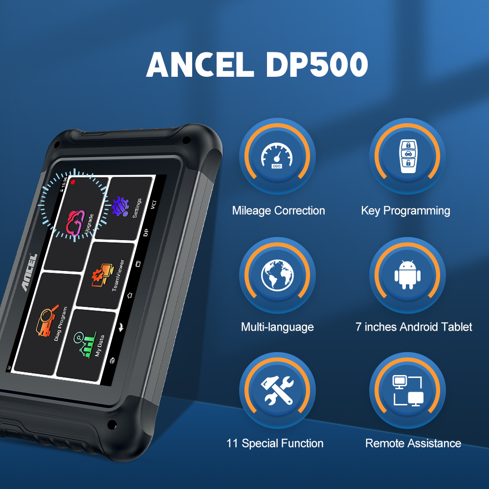 Ancel DP500 – Mileage Correction OBD2 Service Tool