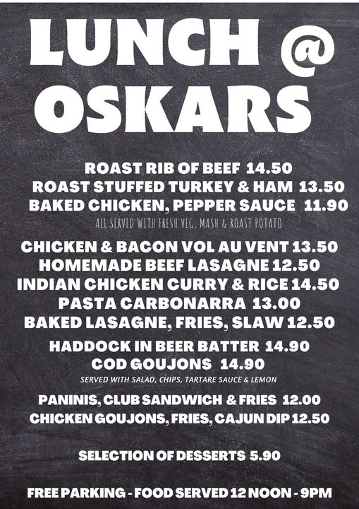 SUNDAY LUNCH AT Oskars 